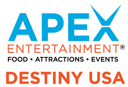 Apex Entertainment
Food · Attractions · Event
Destiny USA